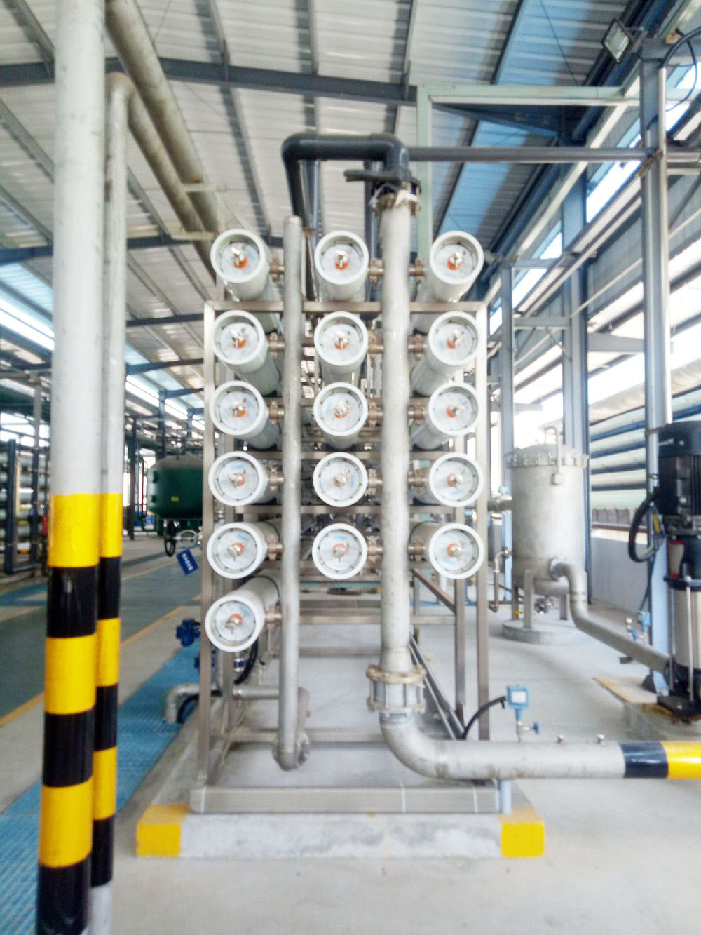 A certain 400tph desalination water system