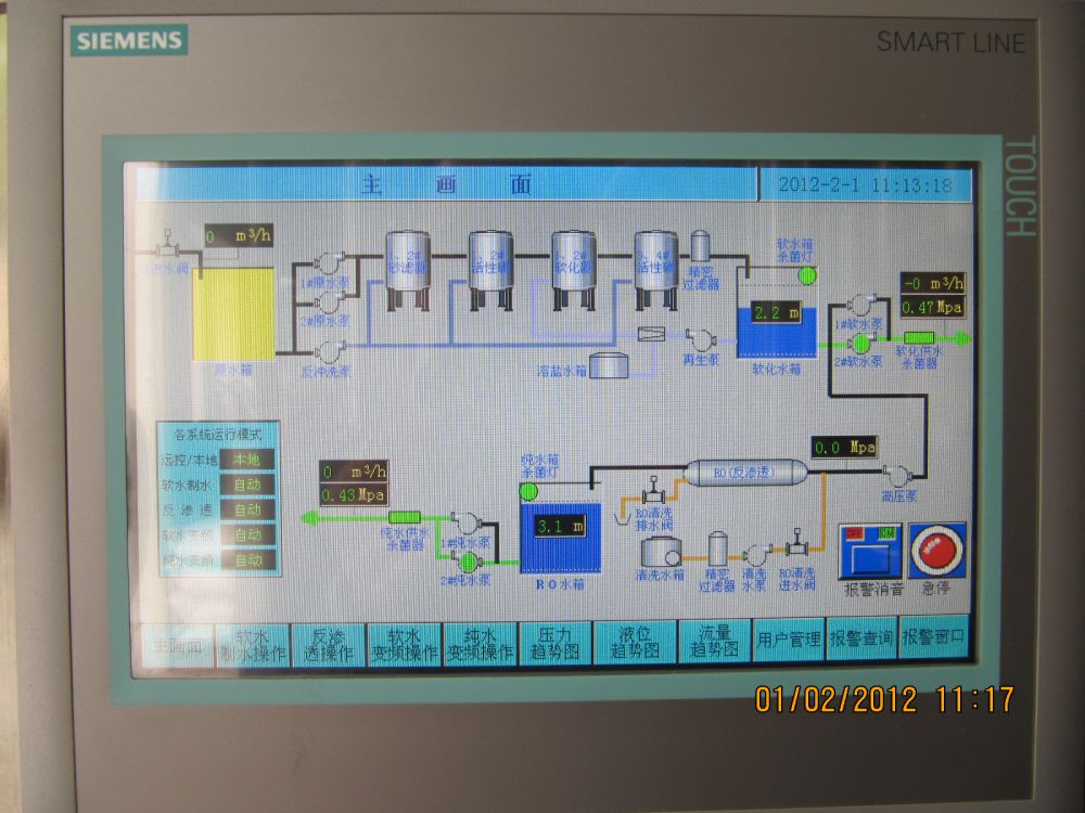 Beverage Factory 20m3pH Pure Water System