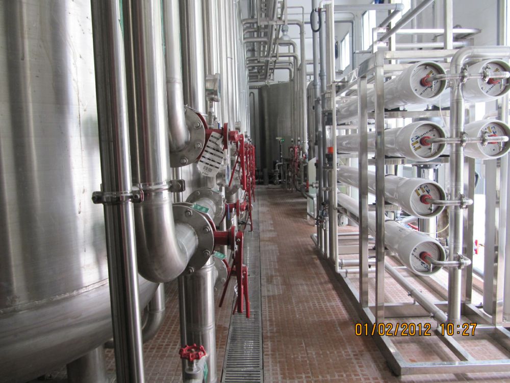 Beverage Factory 20m3pH Pure Water System